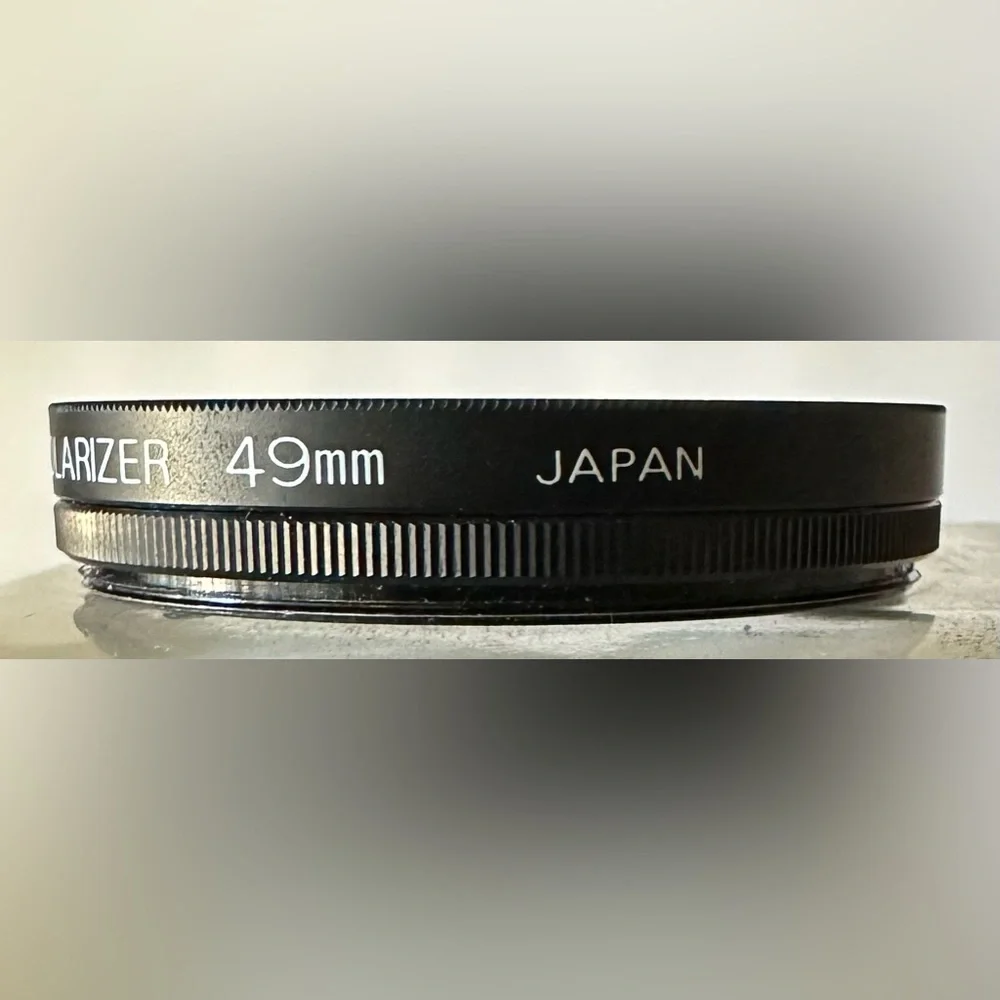 Tiffen Polarizer 49mm Dark Circular Screw-In Camera Lens Filter